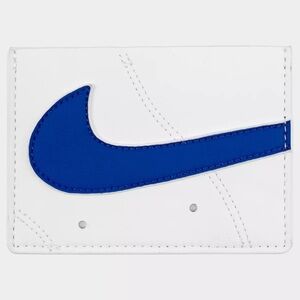 Nike Air Force Card Wallet, Unisex, White blue (NEW in box)